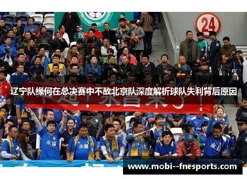 辽宁队缘何在总决赛中不敌北京队深度解析球队失利背后原因